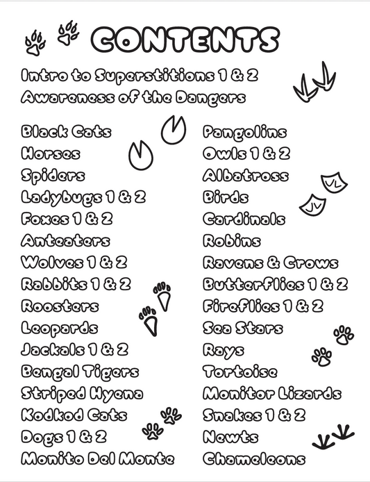 Color 'n Learn - Animal Superstitions