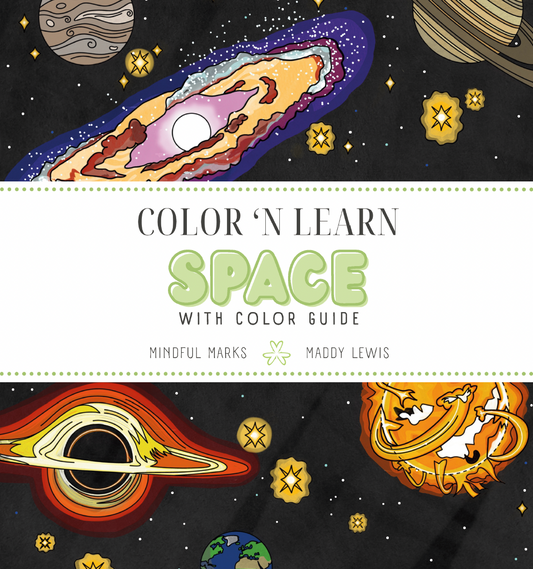 Color 'N Learn - Space with Color Guide